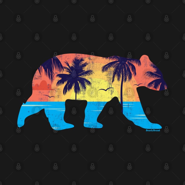 Sunset Beach Bear Coastal Miami Gay Bear | BearlyBrand by The Bearly Brand