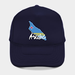 Aruba Map and Flag Hat
