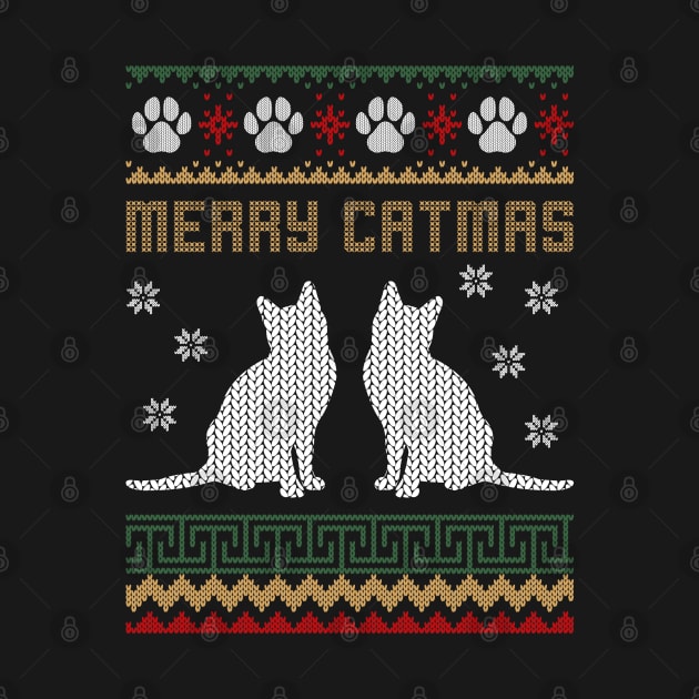 Merry Catmas by Tamsin Coleart