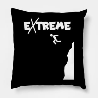 Cliff jumping extreme Pillow