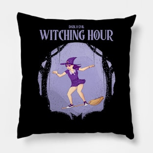 Witching Hour Halloween Gifts halloween for women Pillow