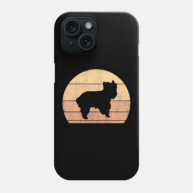 Retro Sunset Yorkshire Terrier Phone Case by Shirtjaeger