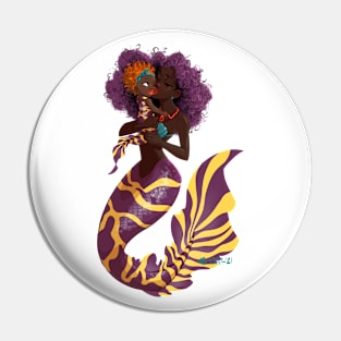 Mommy Daughter Mermaids Pin