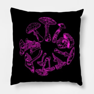 Acidic Mushroom Pillow