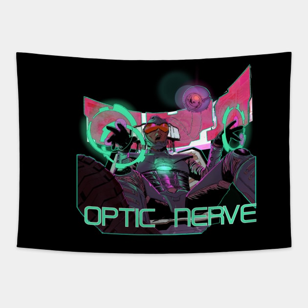 Optic Nerve Hud Tapestry by Puzzlebox Records