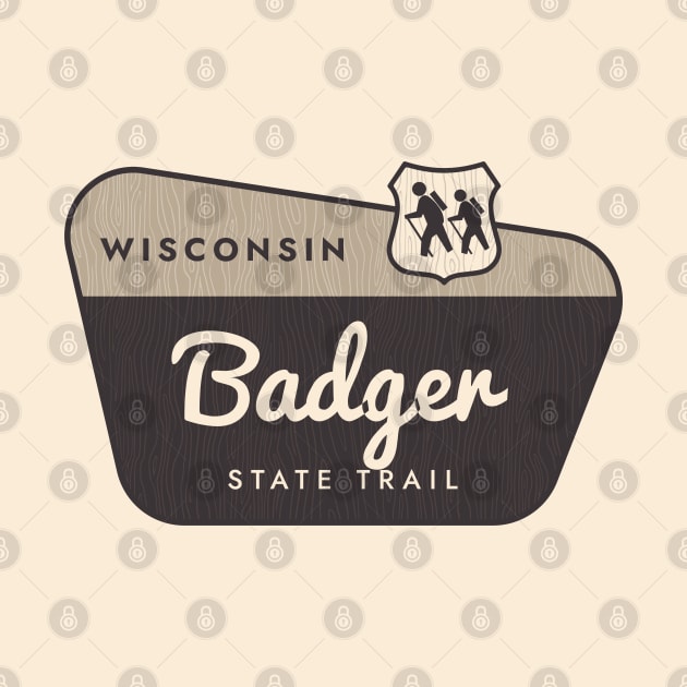 Badger State Trail Wisconsin Welcome Sign by Go With Tammy