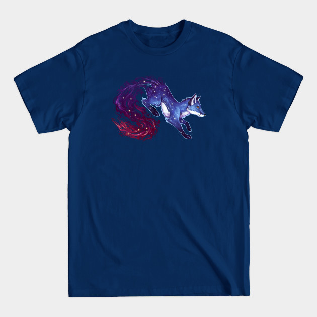 Disover Space Fox (Blue) - Fox - T-Shirt