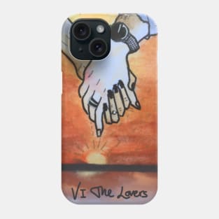 Lovers Tarot Card Phone Case