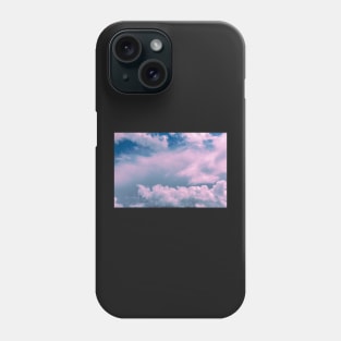 Blue sky with clouds Phone Case