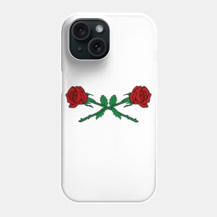 Double Rose Red Phone Case