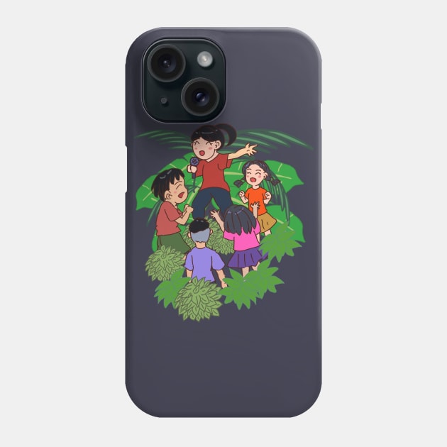 Happy Gathering Phone Case by Dearly Mu