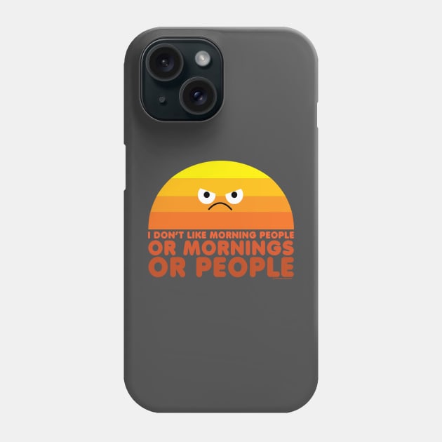 MORNING PEOPLE Phone Case by toddgoldmanart