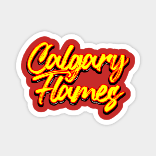 Calgary flames fans Magnet