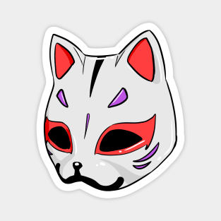 Neko mask 3 Magnet