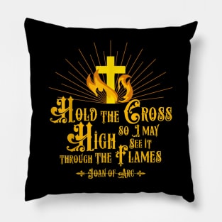 St Joan of Arc Am Not Afraid I Was Born Do This Saint Pillow