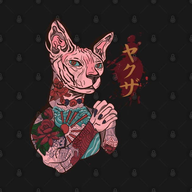 Yakuza Cat Boss by LusaDesign