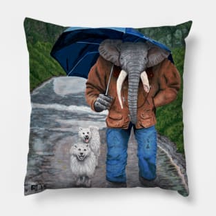 Pet Lovers Fantasy Artwork Pillow