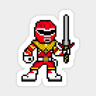 Red Dragon Pixel Magnet