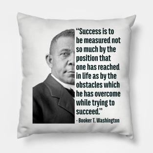 Success | Booker T. Washington | Black History | Juneteenth Pillow