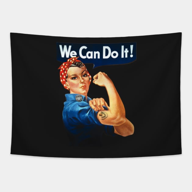 FM Rosie We Can Do It Tapestry by gani90