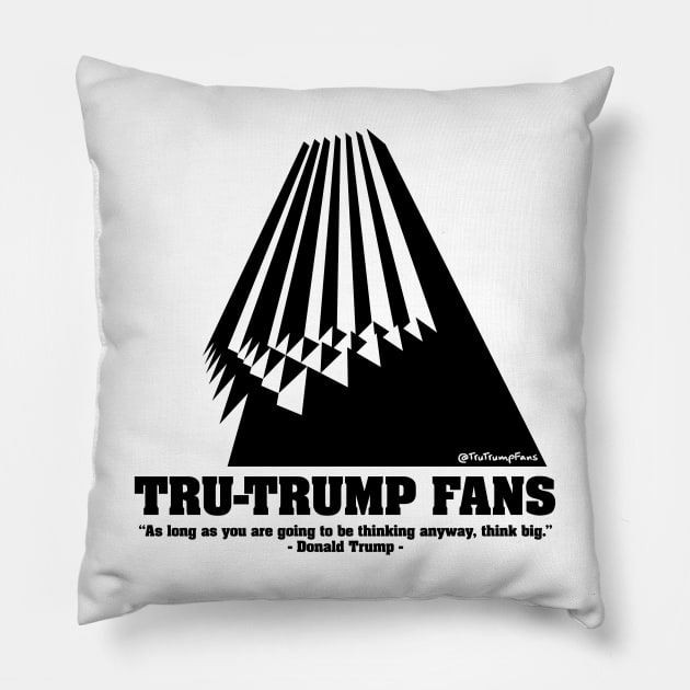 Think Big Pillow by Rego's Graphic Design