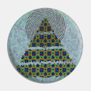 Hypnotic Mountain Pin