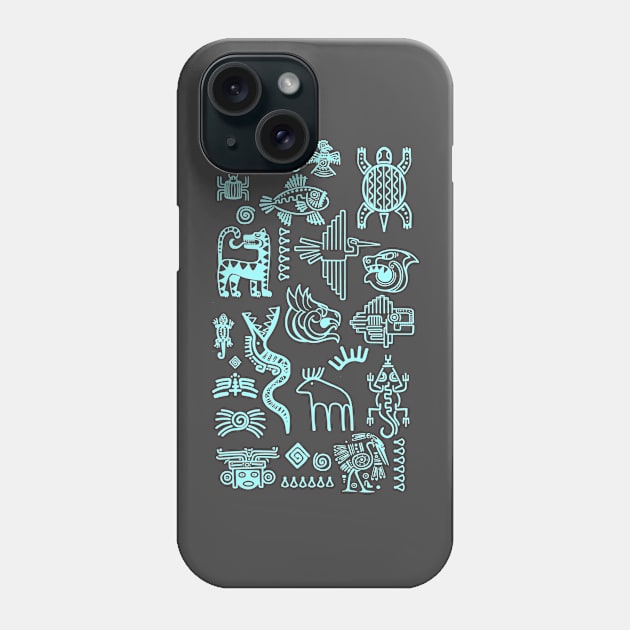 native american symbols Phone Case by Lamink