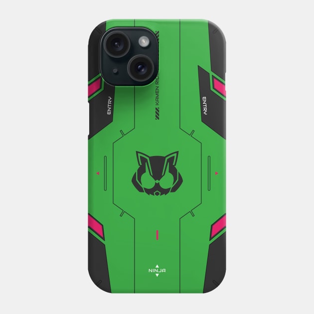 Kamen Rider Tycoon Ninja Mecha Version Phone Case by shincustom