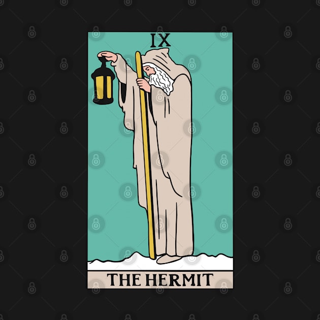 The Hermit Tarot Card - Witchy Magic by isstgeschichte