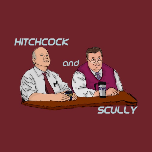 Hitchcock and Scully by CharlieWillow