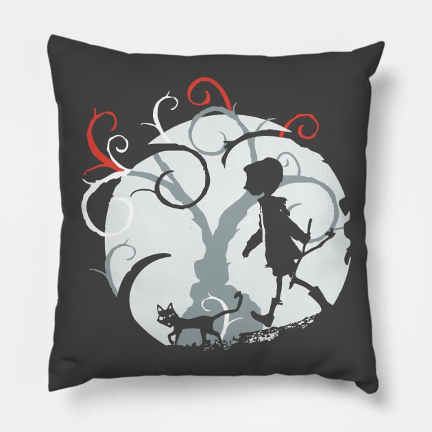 Coraline Pillow by maira_artwork