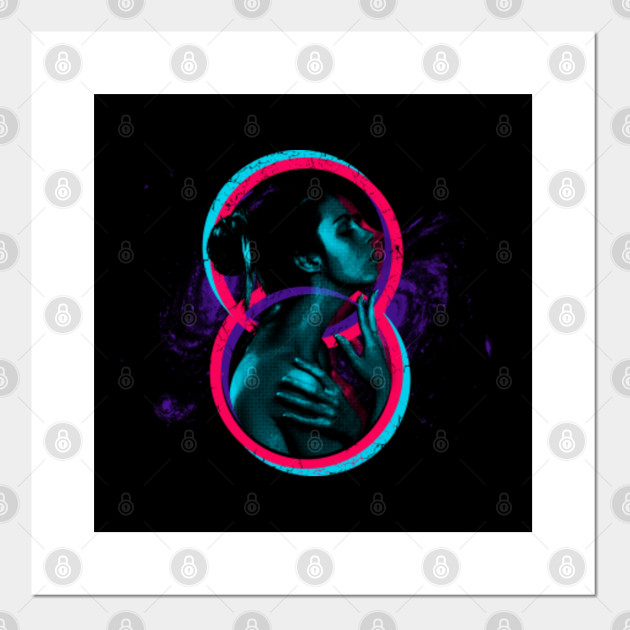 80s Retro Vintage Girl Vintage Posters And Art Prints Teepublic