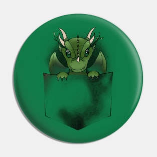 Dragon in pocket Pin