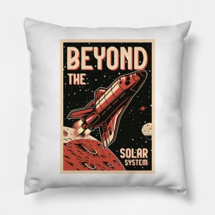 Beyond the solar system t-shirts, hoodie, bags, hats, mugs, sticker Pillow