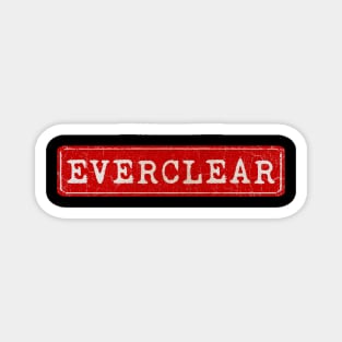 vintage retro plate Everclear Magnet