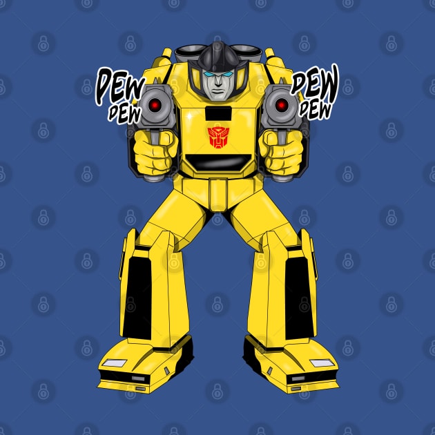 Transformers Sunstreaker G1 Pew Pew by nicitadesigns