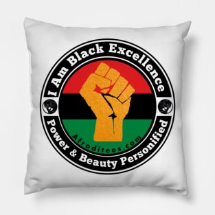 I Am Black Excellence Pillow