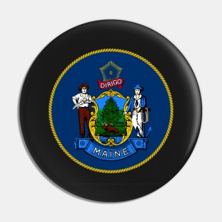 Maine Coat of Arms Pin