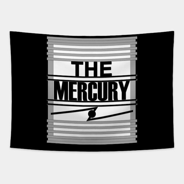 The Mercury Streamliner Train Drumhead Tapestry by Railway Tees For All