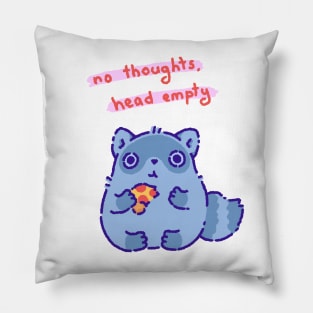 No thoughts head empty Pillow