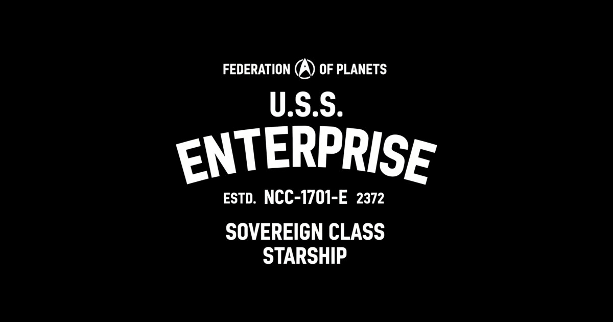 U.S.S. Enterprise-E - Enterprise - Sticker | TeePublic