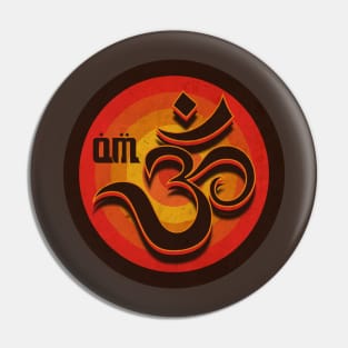 Spiritual Fire Dot Om Pin