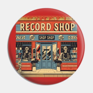 Record shop Pin