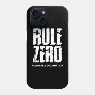 Rule Zero Phone Case