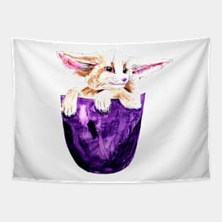 fennec fox in your pocket Tapestry