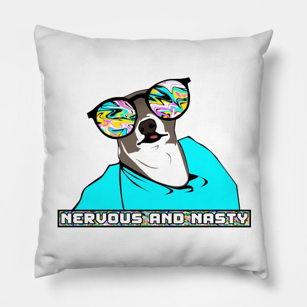 Kermit Dog Pillow by miyku