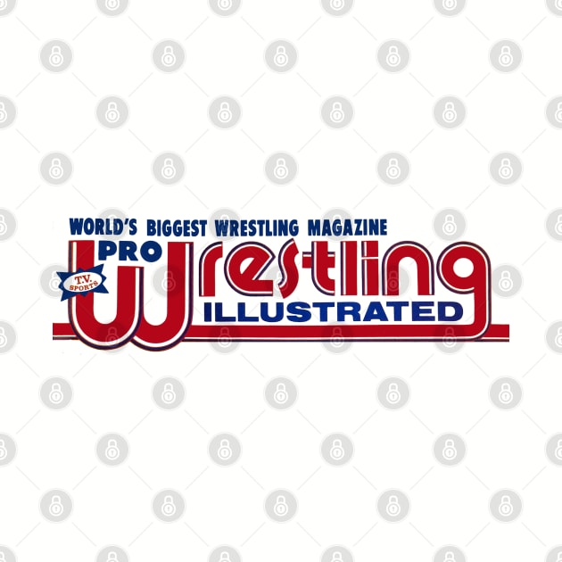 Pro Wrestling Illustrated 70s Logo by Pop Fan Shop