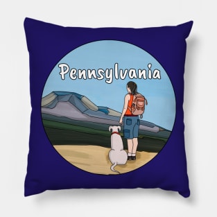 Hiking Pennsylvania Pillow