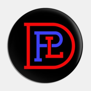 Unique DePaul monogram design Pin