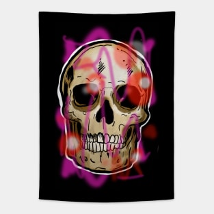 Disco skull Tapestry